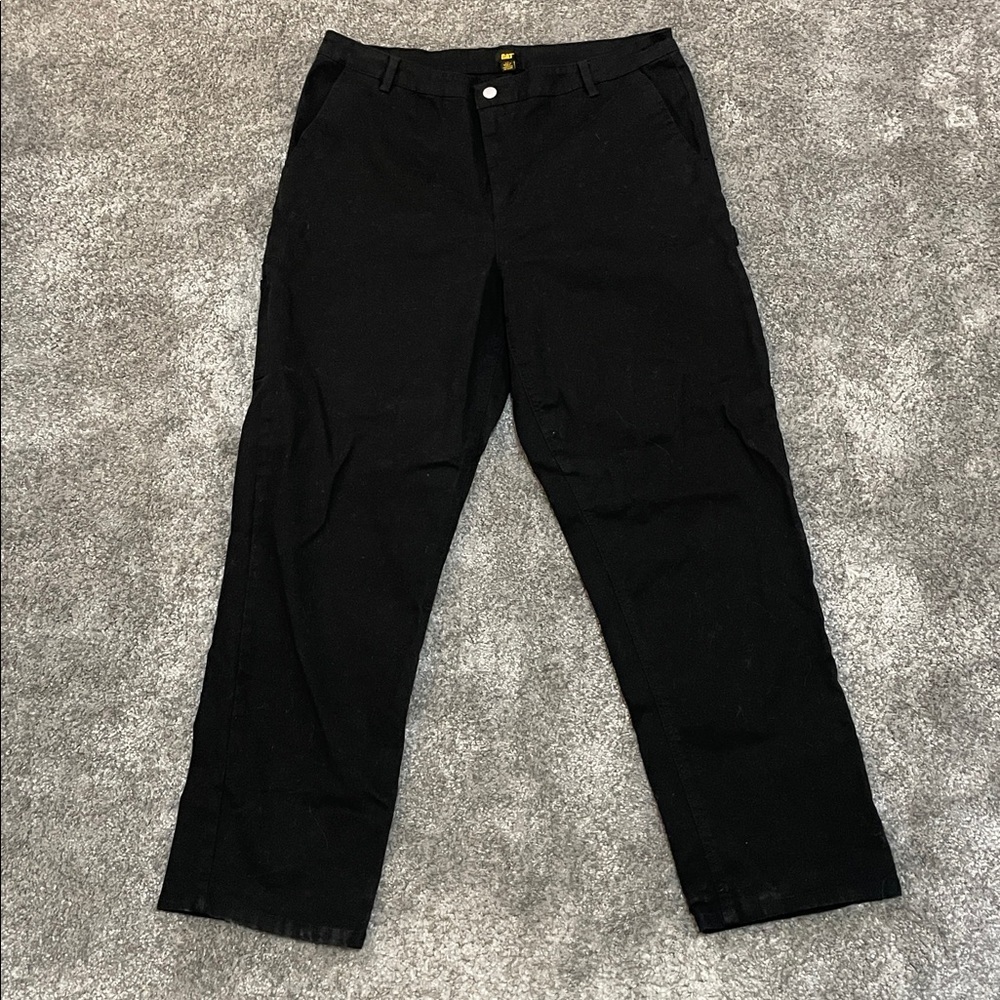 EC Caterpillar Women’s Canvas Work Pant - Black - Size 14